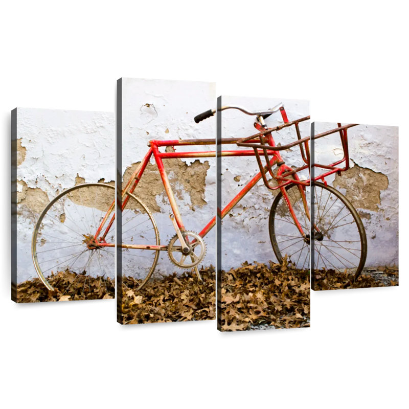 Mehar Rusty Bicycle, 27" H x 43" W