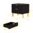 Aadyan 19.7" Wide 2 Drawer Side Table-878045040