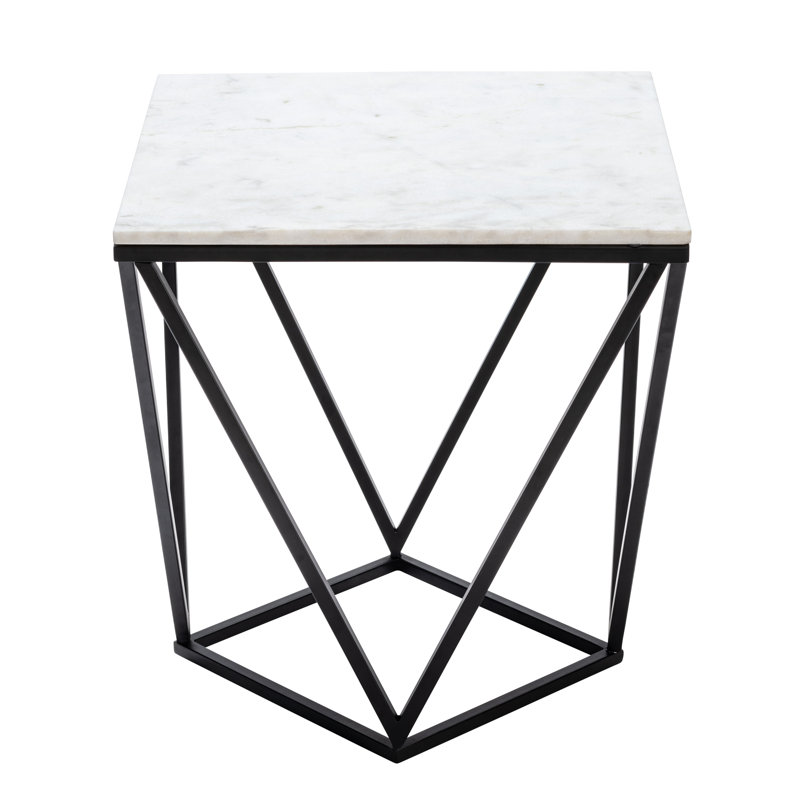 Fabius Marble Top End Table
