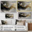 Abstrait or et fugue noire en couleur I - Art mural moderne abstrait-1619998605-1619998602-1619998603