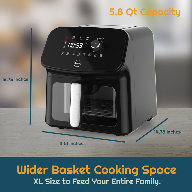 iCucina 5,5 pte Friteuse à air