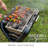YOHO BEDDING INC 23.5 in. W Portable Grill / Smoker Combo Charcoal Grill Gas & Charcoal Combo Grill