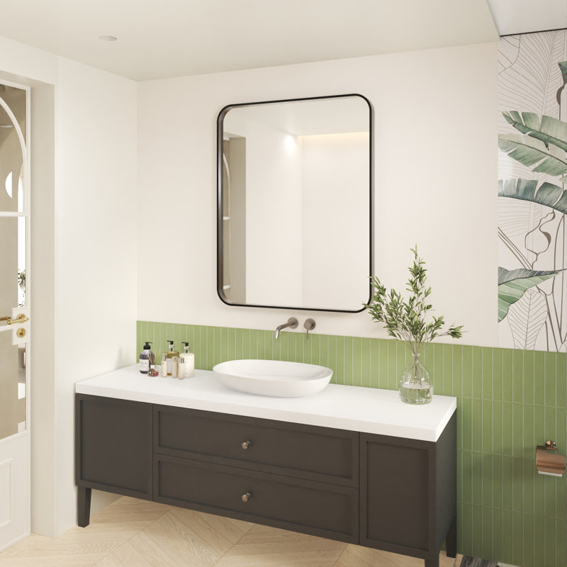 Miroir de salle de bain sur mesure, 36 po x 30 po