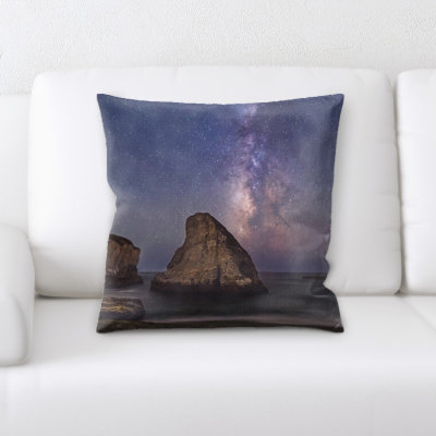 Portrait Style Photography Throw Pillow