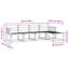 Vidaxl Outdoor Sofa Set Solid Acacia Wood Furniture Garden Terrace Lounge