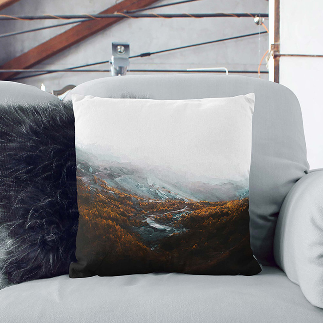 Zermatt in Switzerland Cushion with Filling