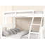 Lit superposé simple au-dessus d'un lit double avec tiroirs Aleta-876094402