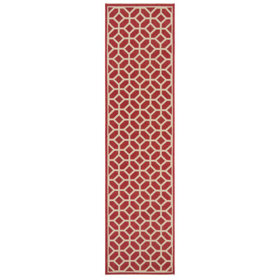 Acushnet Performance Geometric Indoor/Outdoor Area Rug
