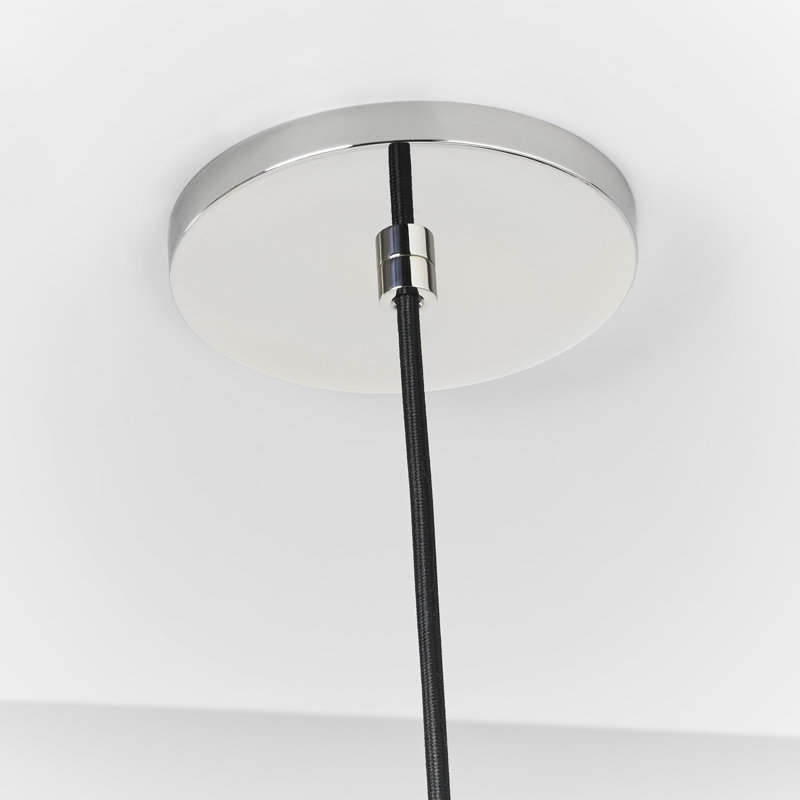 Audra 1 - Light Pendant, Polished Nickel/Clear