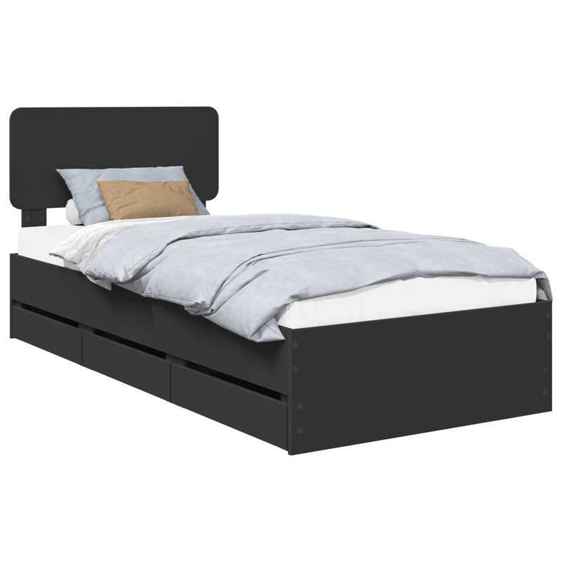 Bed Frame, Small Single (2'6), Black