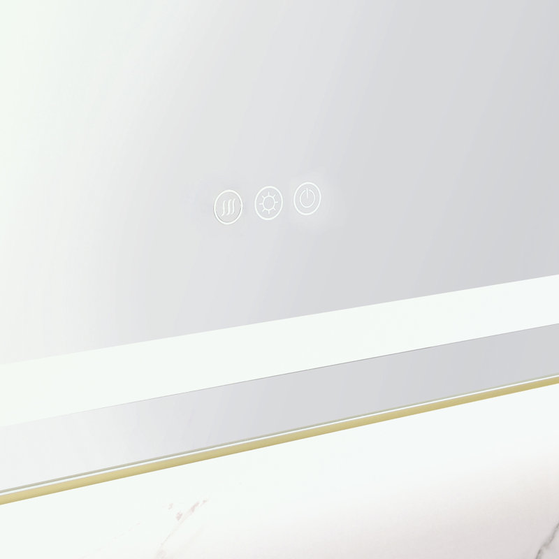 LED Bathroom Mirror with Front and Backlight
