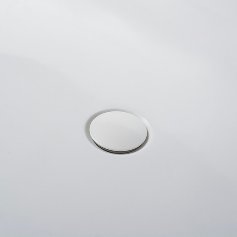 freestanding solid surface soaking bathtub