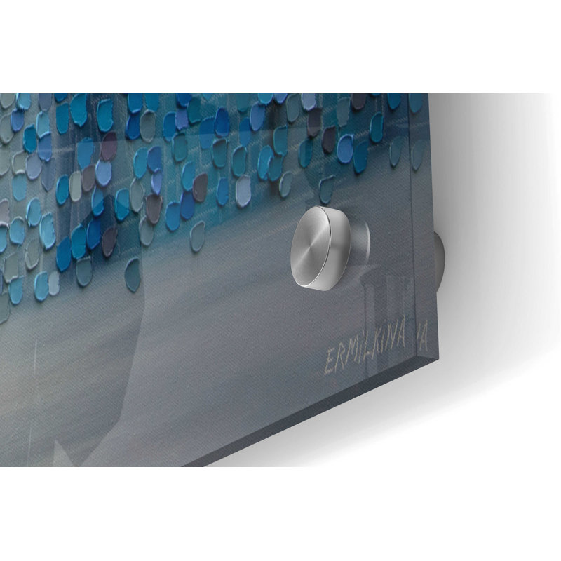 «Blue Rain» par - Impression sans cadre, H 24 po x l 36 po x P 0,2 po