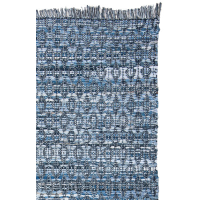 Tapis géométrique tissé à la main Montauk