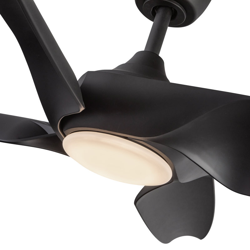 Coronado Smart LED Downrod Ceiling Fan, Matte Black
