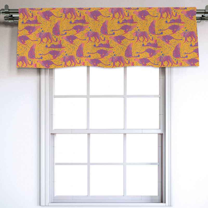 Sateen Ruffled Window Valance