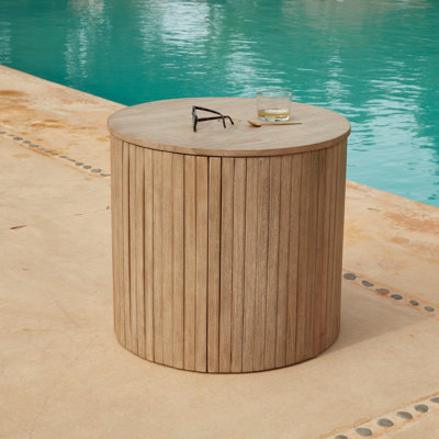 Akira Chunky Wood Table/Parasol Base