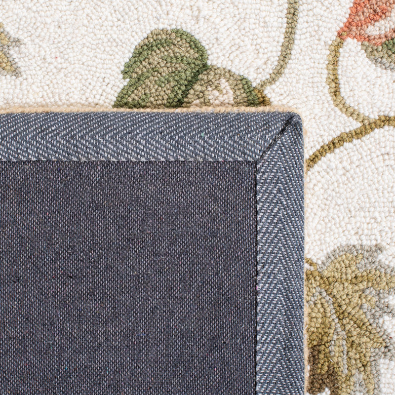 Brayton Hand Hooked Wool Pile Rug, Rectangle 1'8" x 2'6"