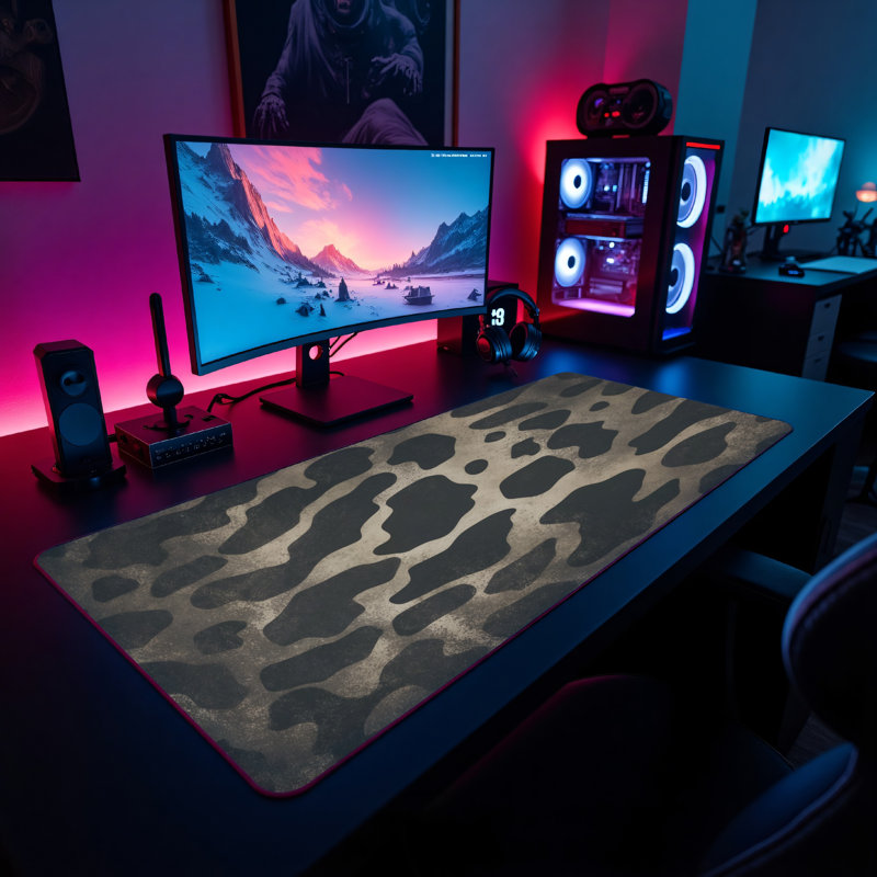 Polyester Desk Pad, 31.5x15.5
