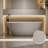 61'' Freestanding Bathtub Resin Stone Soaking Bathtub Solid Surface Modern Tubs With Overflow And Pop-Up Drain-119338746