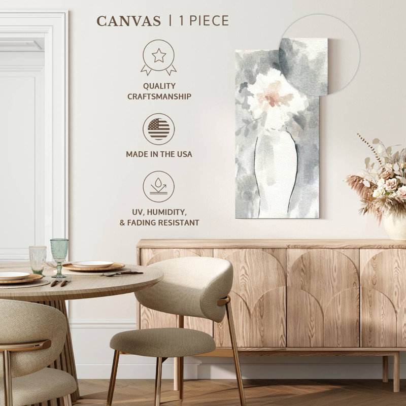 Avery Silver Blush I, H 30 po x l 15 po