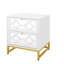Table de chevet 2 tiroirs Khalon