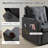 56" 3 in 1 Square Arm Sofa Bed Convertible Loveseat Pull-Out Sleeper Sofa Couch with USB and Cup Holders-380135334