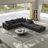 Upholstered Modular Sectional Sofa Couch-1466748556