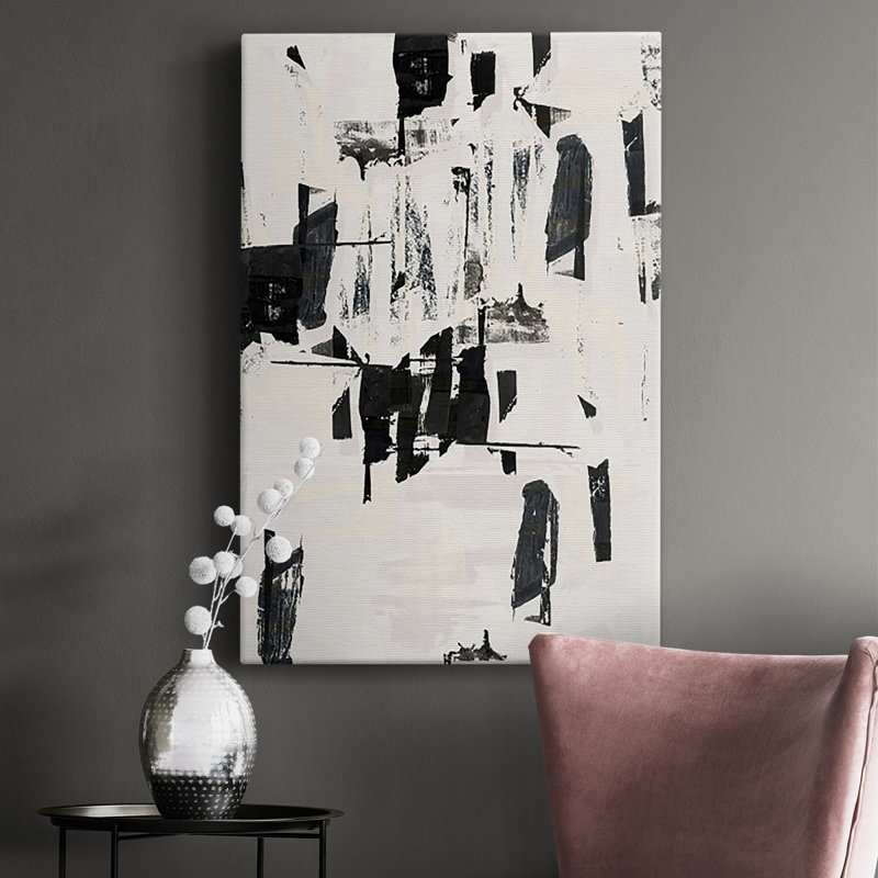 «Tiles And Texture Abstract Angles V», reproduction sur toile, H 18 po x l 12 po x P 1 po, No Frame