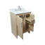 25'' Single Bathroom Vanity with Engineered Stone Top