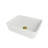 FontanaShowers Ceramic Circular Bathroom Sink with Faucet