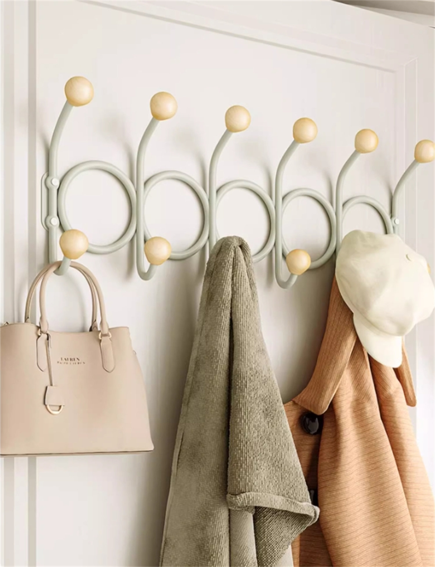 Latitude Run® Cathalina Metal Freestanding 12 Hook Wall Mounted