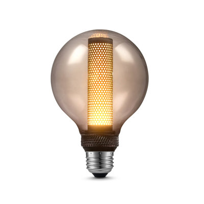 FD9D930403184C9F9D5210AA4FCB2E36 LED Bulb G30 E26 (Medium) Soft White 3 Watt Equivalence Smoke