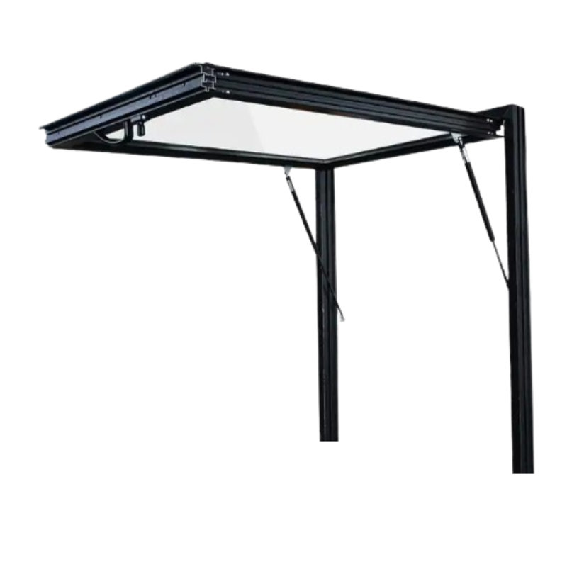 Fenêtre escamotable Avora Elite sans fenêtre, H 42 po x l 60 po, Noir, noir, noir, noir