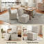 Chaises d'appoint rembourrées avec roulettes-1391154368