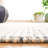 Bouzoun Flat Weave Wool/Cotton Rug in Black/White-136653377