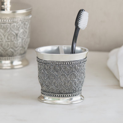 Porte-brosse à dents Beaded Heart