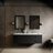 60" Wall-Mounted Double Bathroom Vanity Set-82339539-82339536