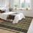 Plaid Machine Washable Rug for Living Room, Non-Slip Geometric Floor Mats, Stain-Resistant Soft Faux Wool Indoor Carpet for Bedroom-1304903336-1304903343