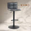 HOMCOM Bar Stools Set of 2 Swivel Height Adjustable Barstools-2094434092