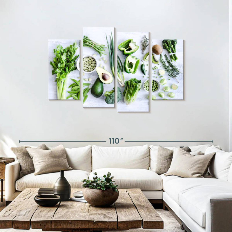 Yarlin Healthy Greens, 48'' H x 75'' W