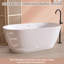 59'' x 30'' Freestanding Contemporary Soaking Acrylic Bathtub with Overflow and Drain-91479203