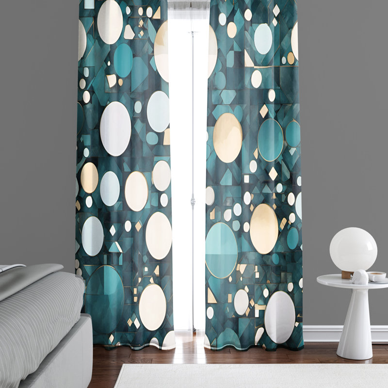 Semi Sheer Curtain Pair, 56" W x 78" L