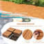 Carrelage de sol antidérapant 18 pièces Costway-101704894