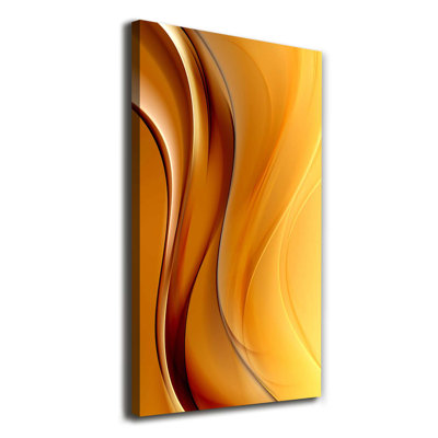 Arrielle Wave Abstraction - Wrapped Canvas Print
