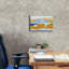 Marbre aigrettes VI sable foncé - peinture sur toile tendue-2108005742