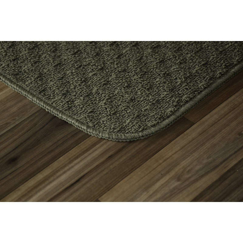 Lomax Non-Skid Kitchen Mat, Sage, 18" W x 30" L