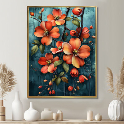 Reproduction d'art sur toile Korte Dogwood Trees A Symphony Of Branches And Blossoms IV