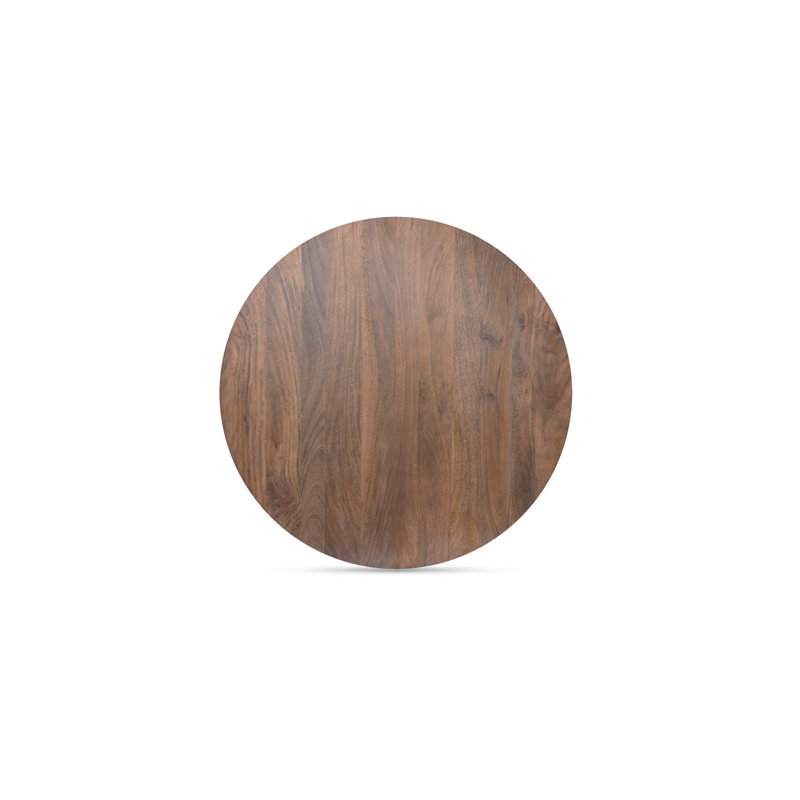 Lia Round Dining Table Dark Brown