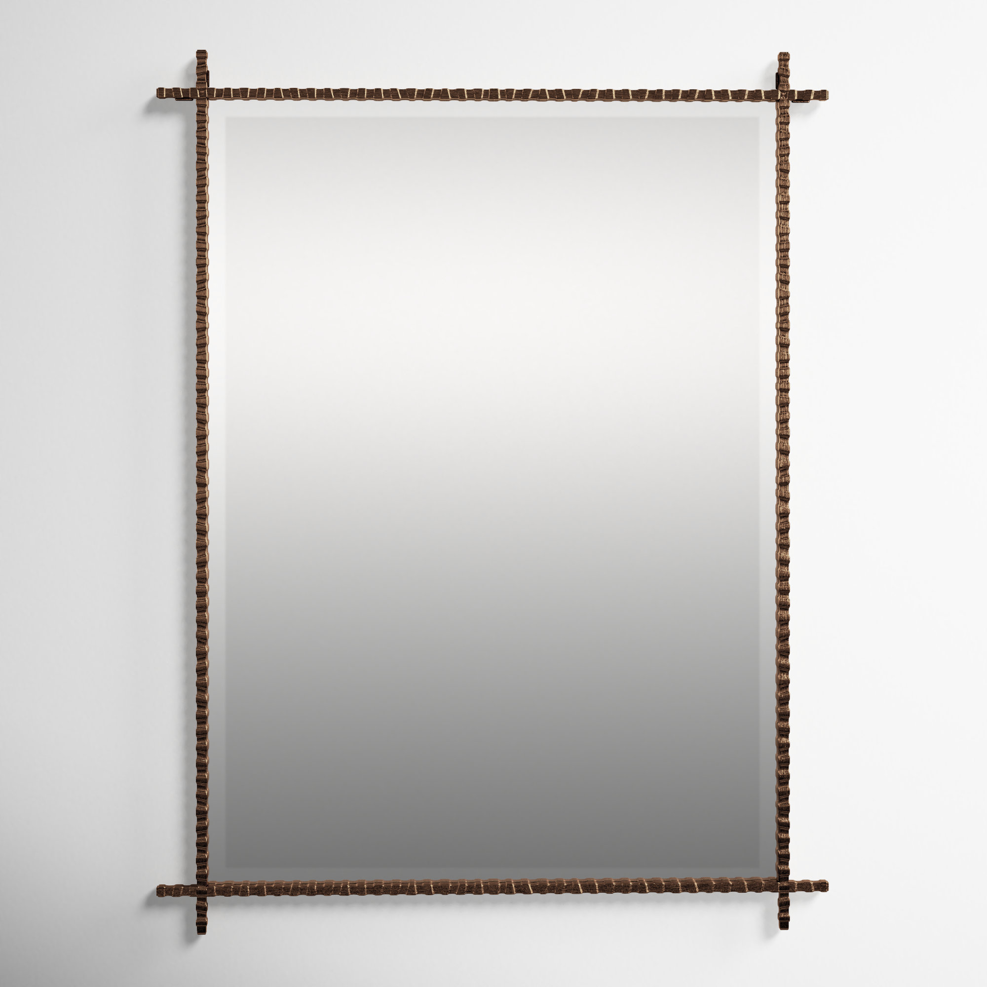 Joss & Main Jareth Industrial Beveled Distressed Accent Mirror ...